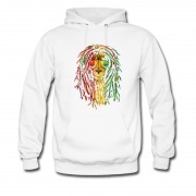 Men's Lion Rhasta Jamaica Style King Jungle Hoodie