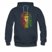 Men's Lion Rhasta Jamaica Style King Jungle Hoodie