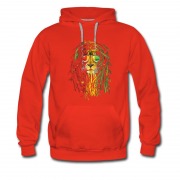 Men's Lion Rhasta Jamaica Style King Jungle Hoodie