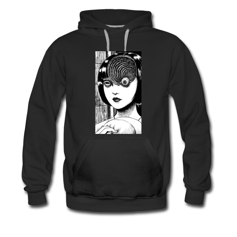 Men's Manga Uzumaki Junji Ito Japanese Horror Hoodie