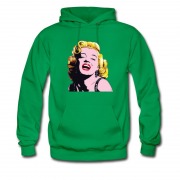 Men's Marilyn Monrooe Cartoon Retro Model Hoodie
