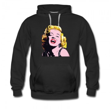 Men's Marilyn Monrooe Cartoon Retro Model Hoodie