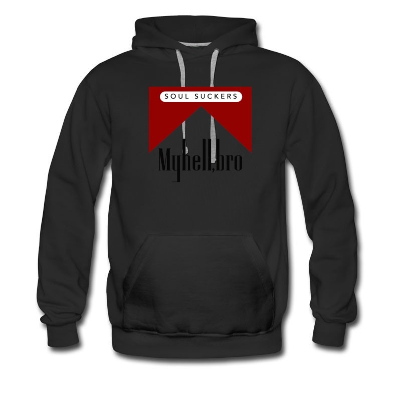 Men's Marlborro Parody My Hell Bro Soul Sucker Hoodie