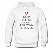 Men's Marron Five She Will Be Love Keep Calm Hoodie