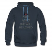 Men's Marron Five She Will Be Love Keep Calm Hoodie