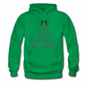 Men's Marron Five She Will Be Love Keep Calm Hoodie