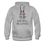 Men's Marron Five She Will Be Love Keep Calm Hoodie