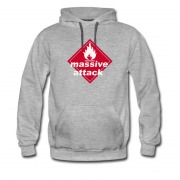 Men's Massive Attack Trip Hop 3d Logo Hoodie