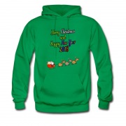Men's Meery Christmas And Happy New Year 2018 Hoodie