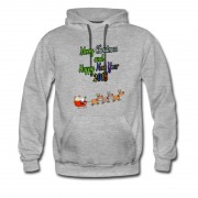 Men's Meery Christmas And Happy New Year 2018 Hoodie