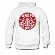 Men's Merry And Bright Starbuck Christmas Starbuck Logo Christmas Hoodie