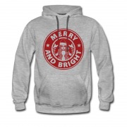 Men's Merry And Bright Starbuck Christmas Starbuck Logo Christmas Hoodie