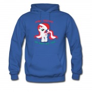 Men's Mery Chrismtmas Rainbow Donkey Hoodie