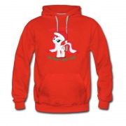 Men's Mery Chrismtmas Rainbow Donkey Hoodie