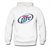 Men's Miler Lite Drinking Beer Hot Design Hoodie