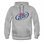 Men's Miler Lite Drinking Beer Hot Design Hoodie