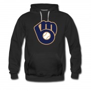 Men's Milwaukee Brewers Majestic Baseball Mlb Hoodie
