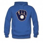Men's Milwaukee Brewers Majestic Baseball Mlb Hoodie