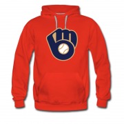 Men's Milwaukee Brewers Majestic Baseball Mlb Hoodie