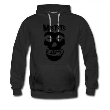 Men's Misfits Skull Face Ugly Logo Hoodie
