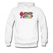 Men's M&m Red Chocolate Sport Racing Hoodie