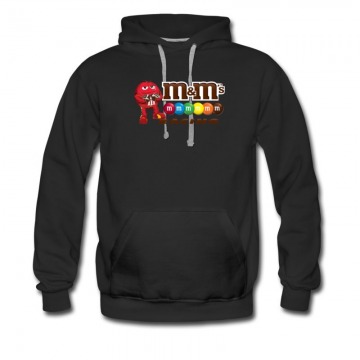 Men's M&m Red Chocolate Sport Racing Hoodie