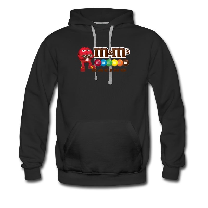 Men's M&m Red Chocolate Sport Racing Hoodie
