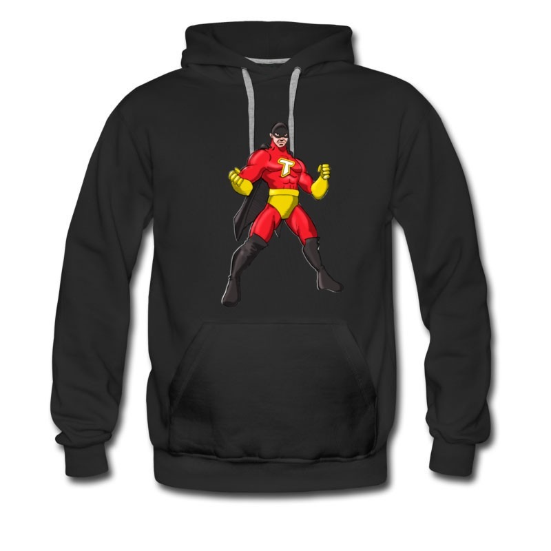 Men's Mr Big Funny Super Hero Hoodie
