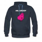 Men's Mr. Greedy Awesome Kinda Cute Hoodie