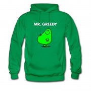Men's Mr Greedy Cute Apparel Hoodie