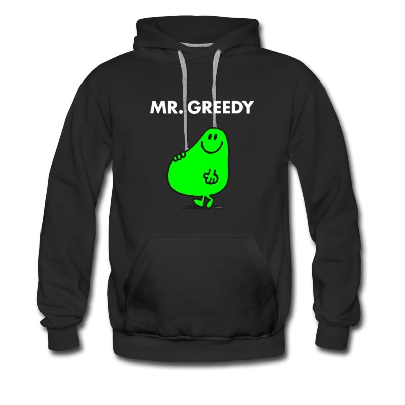 Men's Mr Greedy Cute Apparel Hoodie