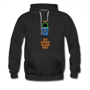 Men's My Retro Game Box Arcade Old Joystic Hoodie