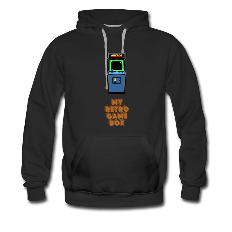 Men's My Retro Game Box Arcade Old Joystic Hoodie
