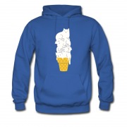 Men's New Cats Ice Cream Hoodie