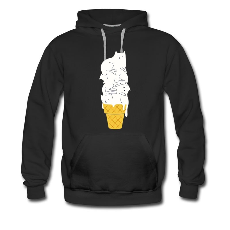 Men's New Cats Ice Cream Hoodie
