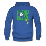 Men's New Halloween Love Brains Hoodie