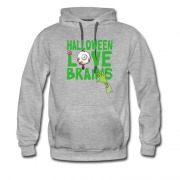 Men's New Halloween Love Brains Hoodie
