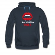 Men's New Haloween I Want Drink Your Vodka Hoodie