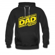 Men's New Happy Father's Day Galaxy Dad Star Wars Tittle Hoodie