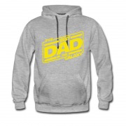 Men's New Happy Father's Day Galaxy Dad Star Wars Tittle Hoodie