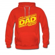 Men's New Happy Father's Day Galaxy Dad Star Wars Tittle Hoodie
