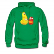 Men's New Hot Larva Cartoon Style Hoodie