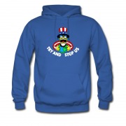 Men's New Hot Try And Stop Us America Cartoon Funny Hoodie