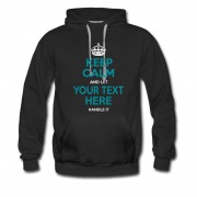 Men's New Keep Calm Custome Hoodie