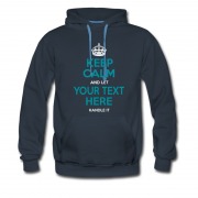 Men's New Keep Calm Custome Hoodie