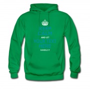Men's New Keep Calm Custome Hoodie