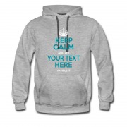 Men's New Keep Calm Custome Hoodie