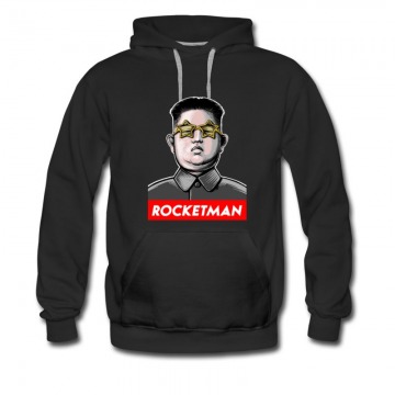 Men's New Kim Jong Rocket Men Funny Hoodie