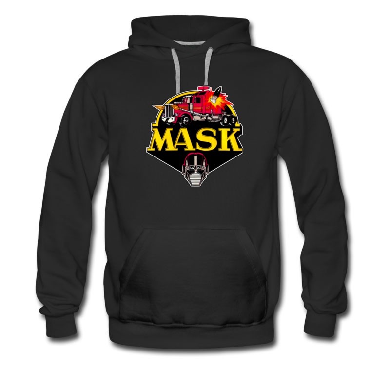 Men's New Mask Retro 80's Cartoon Classic Hoodie