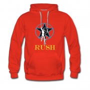 Men's New Rush Star Black Hoodie
